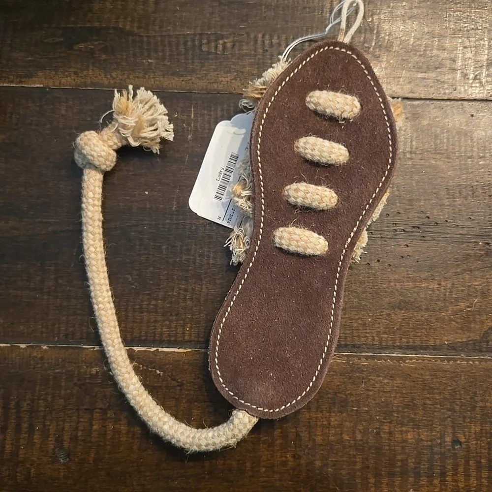 Georgie Paws Footy Boot Dog Toy Chicory NWT